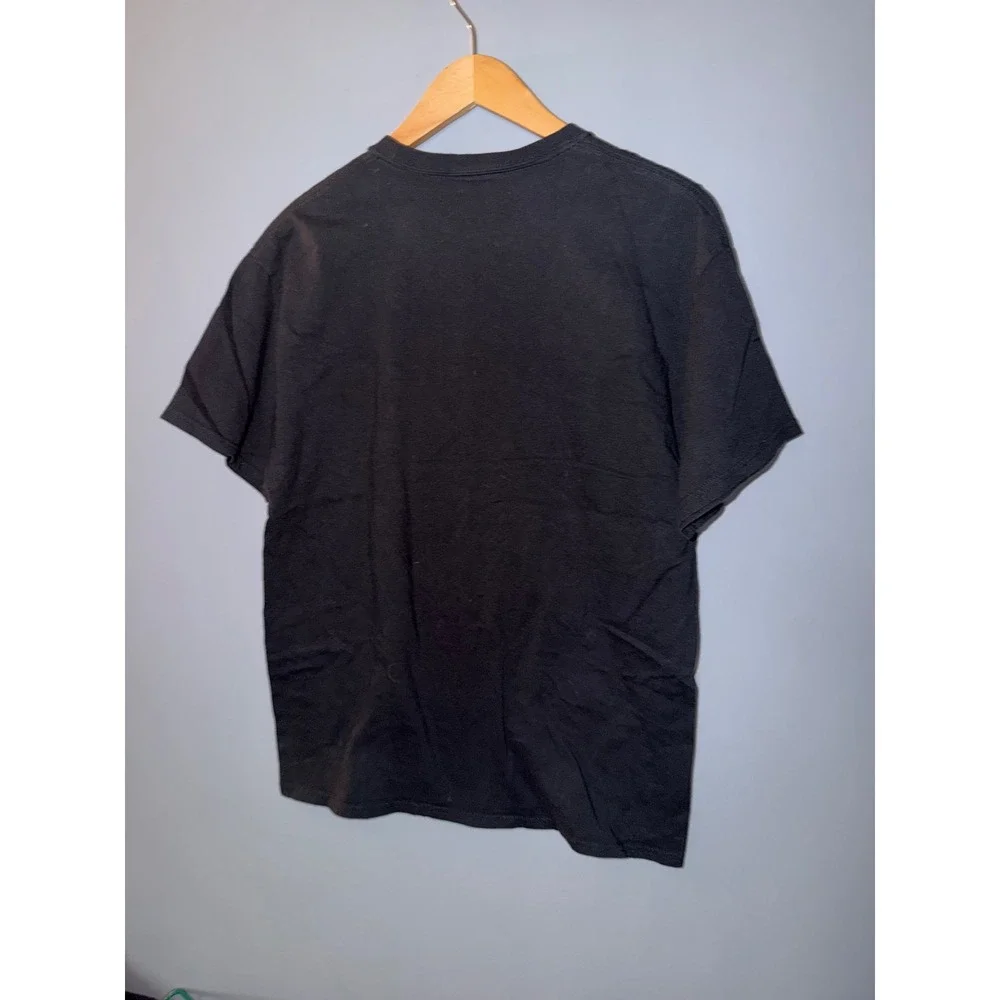 Warner Bros‎ Studios Looney Tunes History Graphic T-Shirt Black Gold Foil Large - Picture 3 of 4